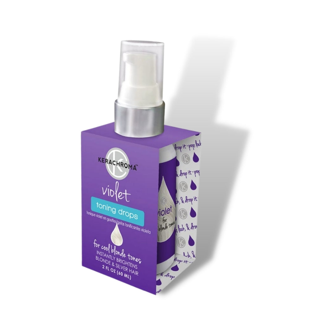 Kerachroma Toning Drops - 60ml/2oz - Violet - ProCare Outlet by Kerachroma