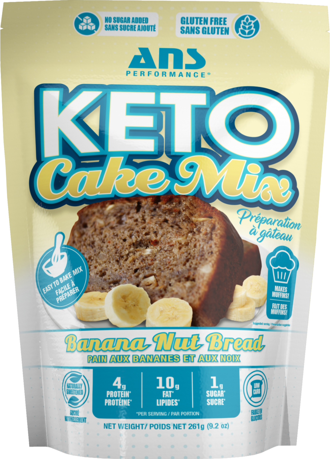 KETO BANANA NUT BREAD - ProCare Outlet by ANSPerformance