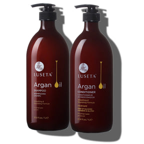 Argan Oil Bundle - 1 x 33.8oz Shampoo & Conditioner Set - ProCare Outlet by Luseta Beauty