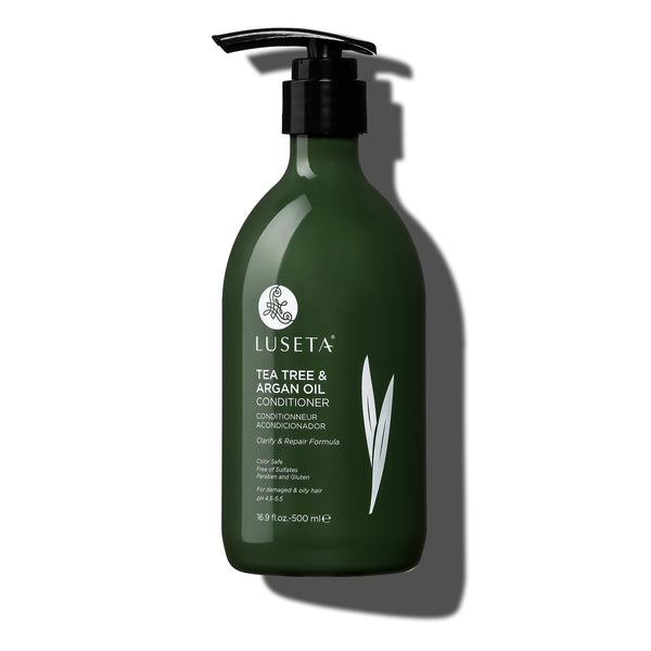 Après-shampooing à l'arbre à thé et à l'huile d'argan