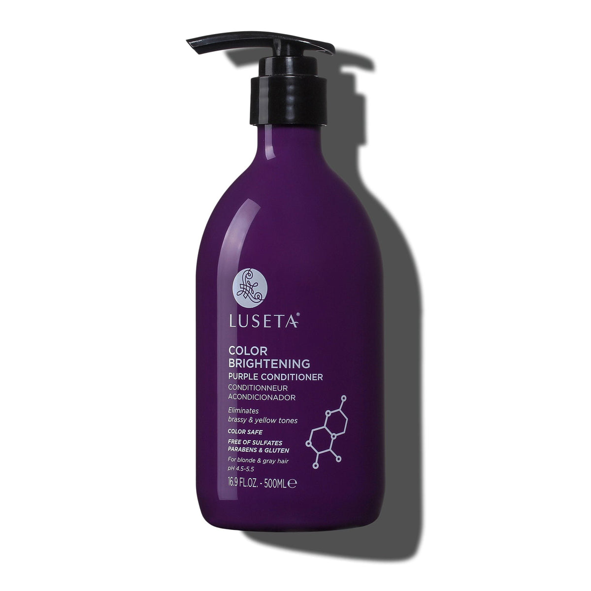 Color Brightening Purple Conditioner - 16.9oz - by Luseta Beauty |ProCare Outlet|