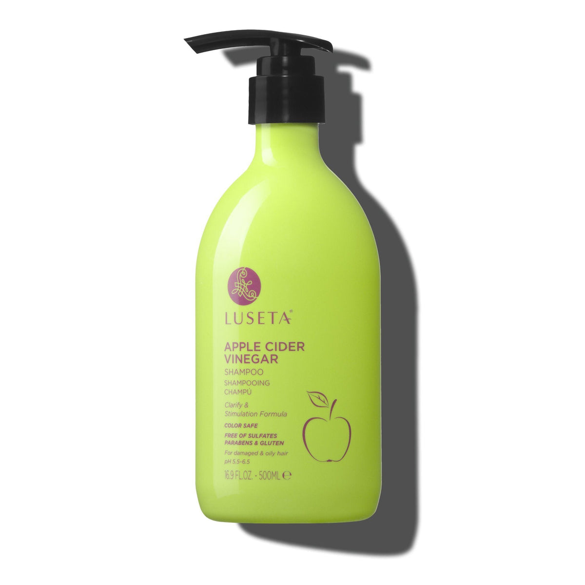 Apple Cider Vinegar Shampoo - 16.9oz - by Luseta Beauty |ProCare Outlet|
