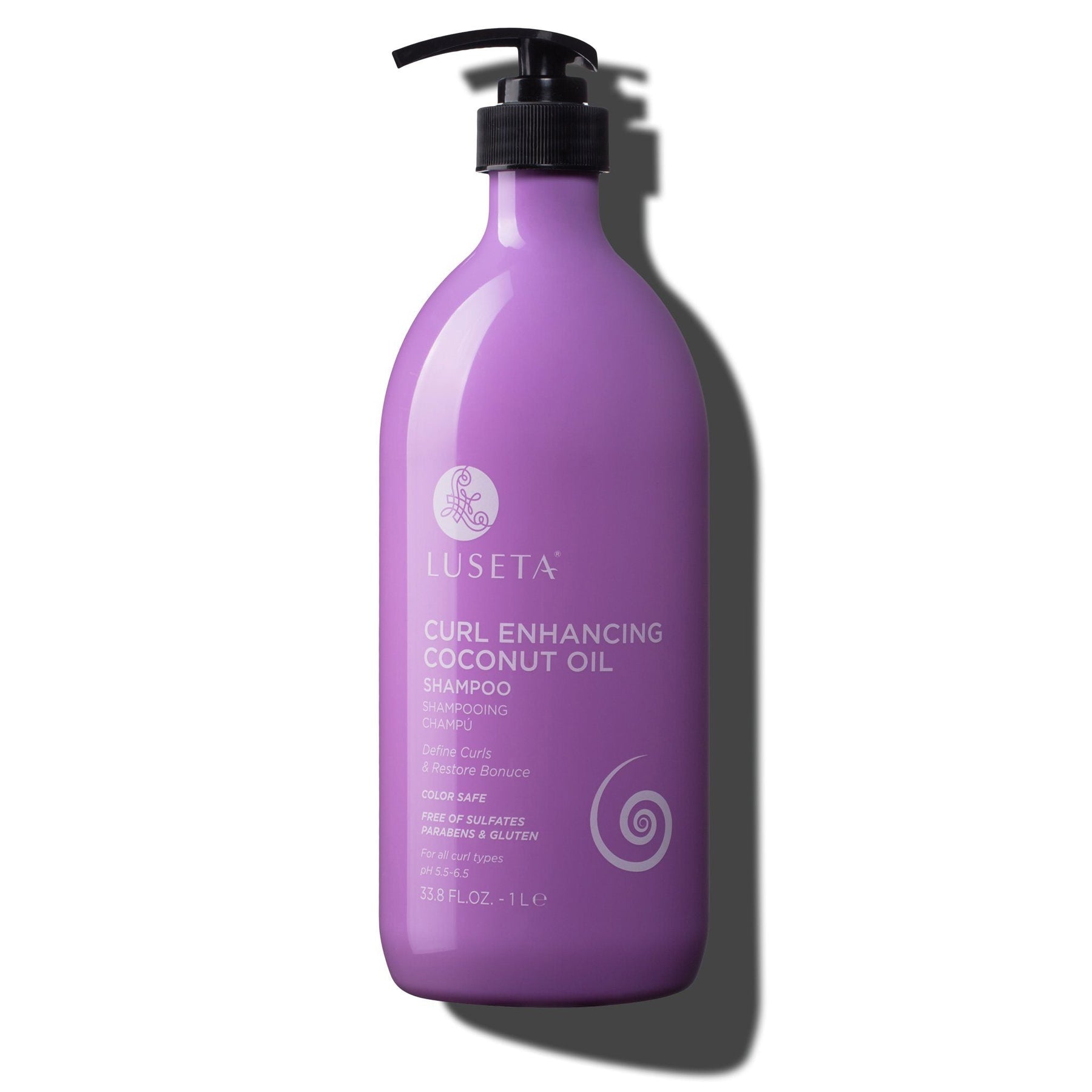 Curl Enhancing Coconut Oil Shampoo - 33.8oz - by Luseta Beauty |ProCare Outlet|