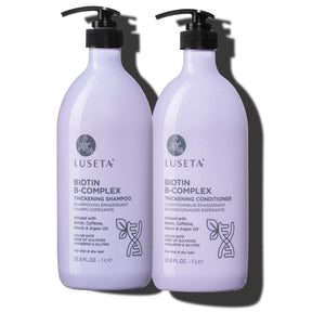 Biotin B-Complex Thickening Bundle - 1 x 33.8oz Shampoo & Conditioner Set - by Luseta Beauty |ProCare Outlet|
