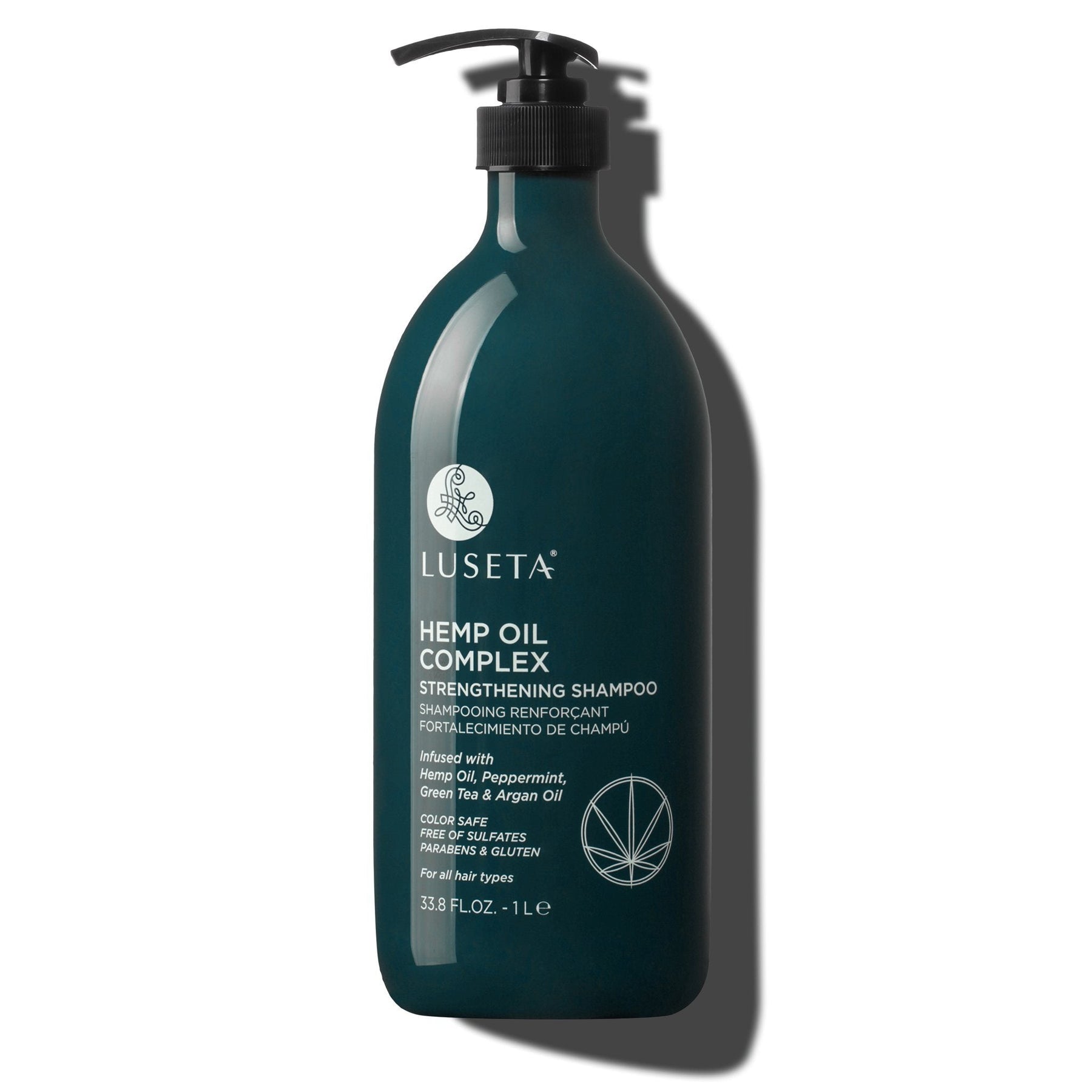 Hemp Oil Complex Strengthening Shampoo - 33.8oz - by Luseta Beauty |ProCare Outlet|