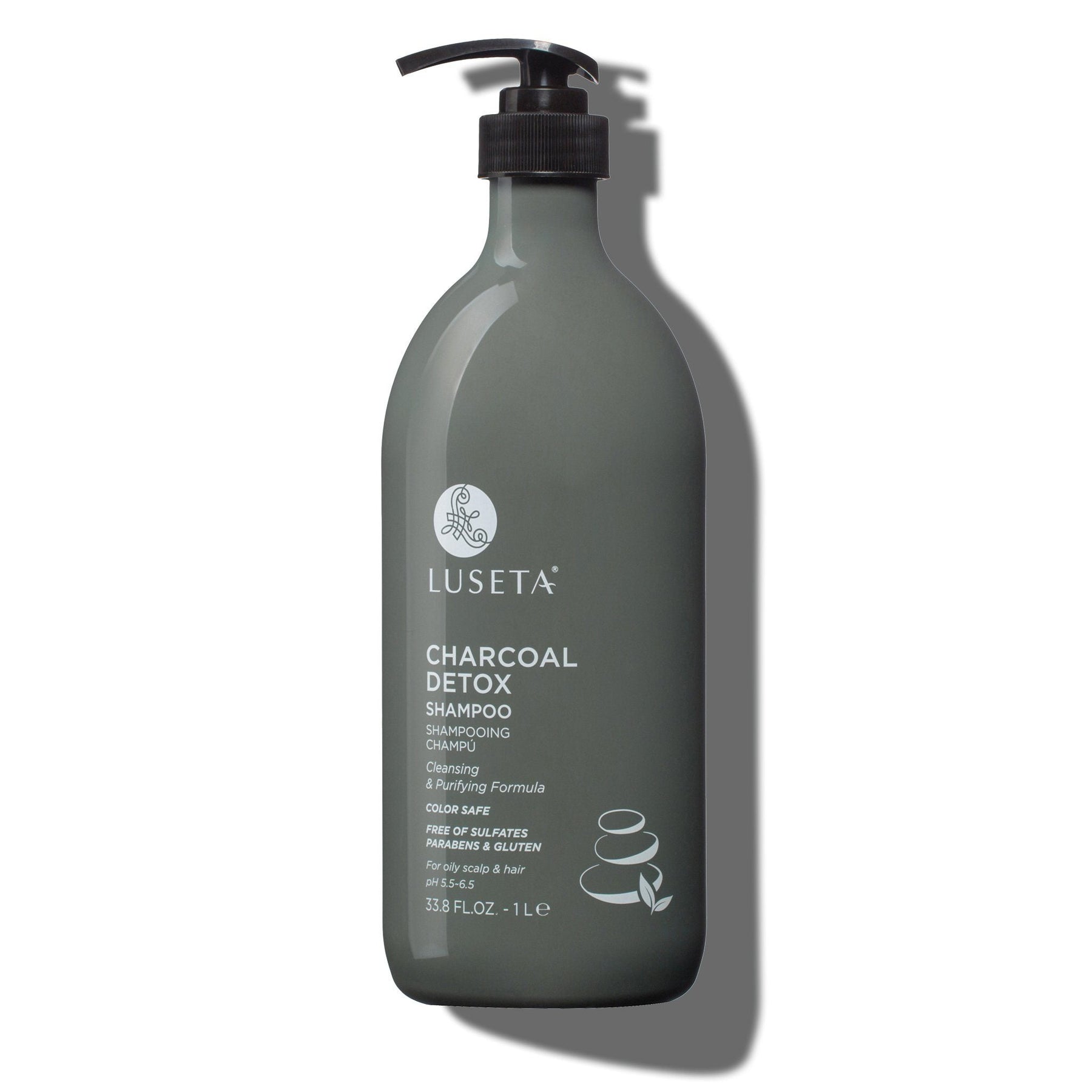 Charcoal Detox Shampoo - 33.8oz - by Luseta Beauty |ProCare Outlet|