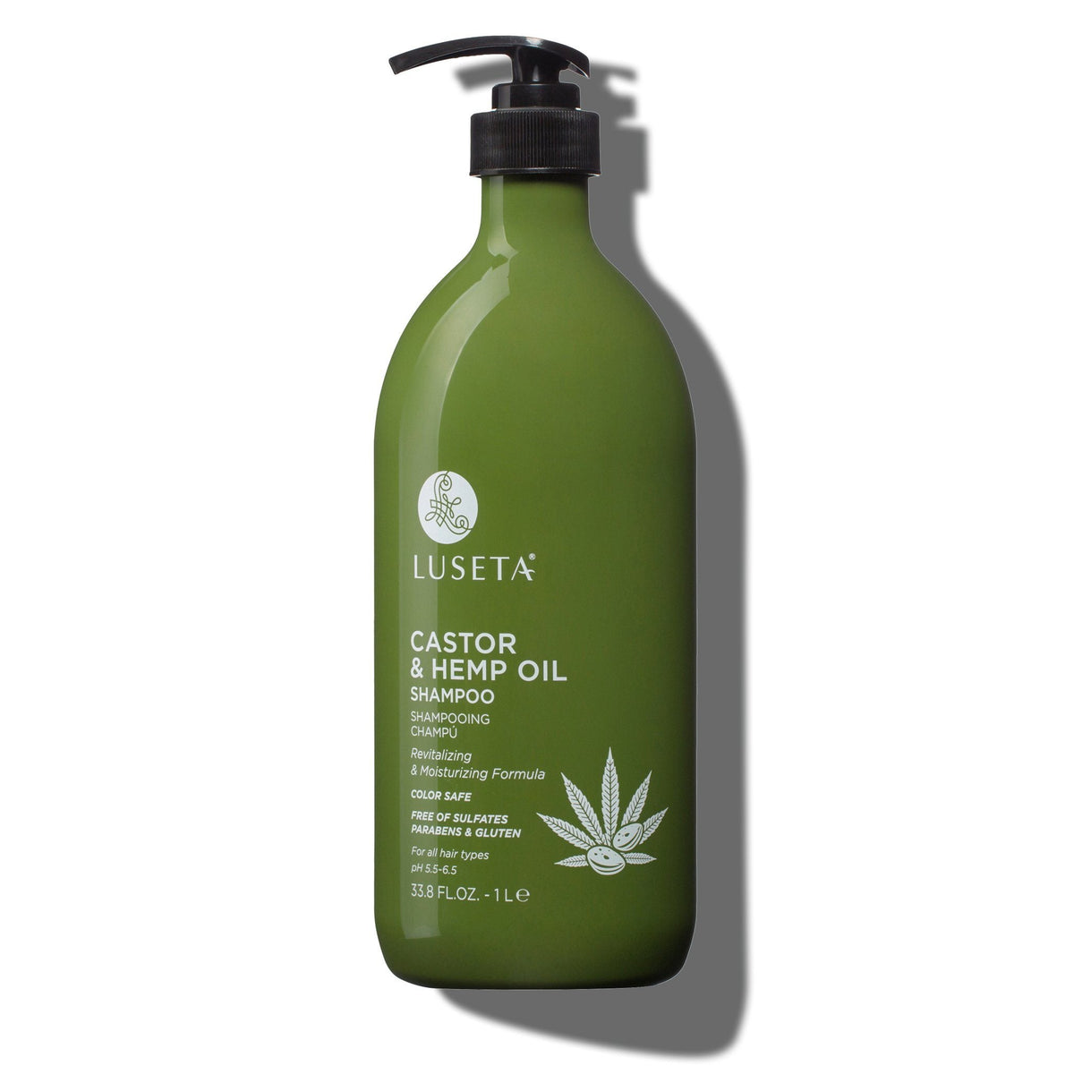 Castor & Hemp Oil Shampoo - 33.8oz - by Luseta Beauty |ProCare Outlet|
