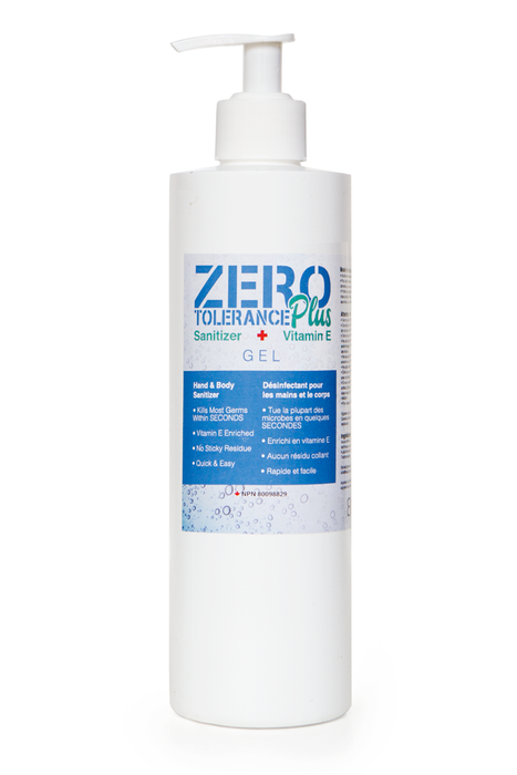 Zero Tolerance Plus Premium Hand and Body Sanitizer Gel with Vitamin E - 8oz - ProCare Outlet by Prohair