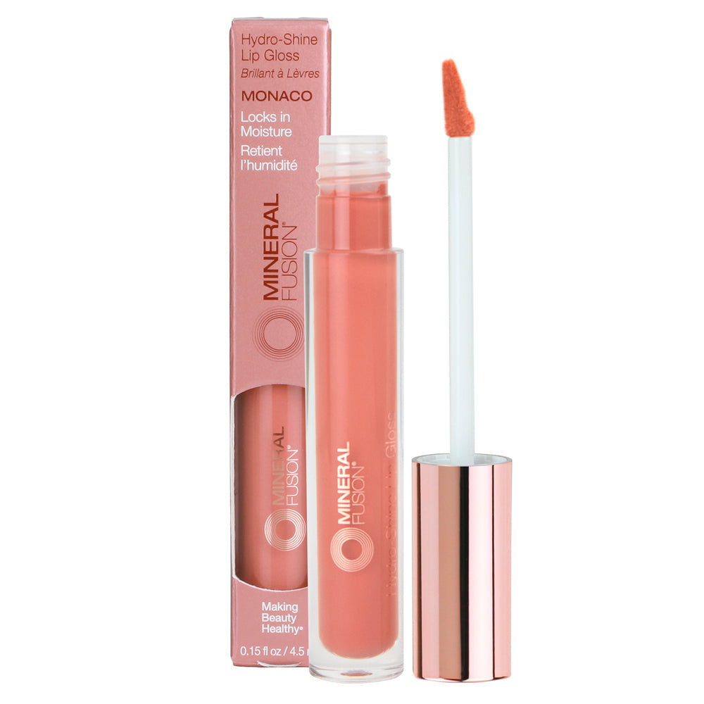 Mineral Fusion - Hydro-shine Lip Gloss - Monaco- Shimmering Pink - ProCare Outlet by Mineral Fusion
