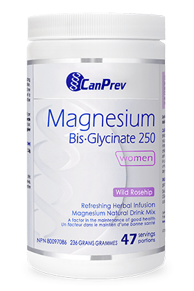 CanPrev Magnesium Bis-Glycinate 250 Refreshing Herbal Infusion Wild Rosehip - by CanPrev |ProCare Outlet|