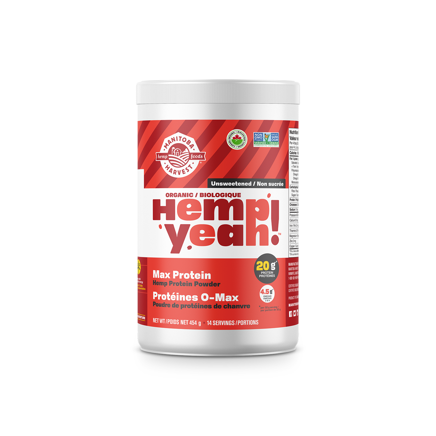 Hemp Yeah! Max Protein Unsweetened - by Manitoba Harvest |ProCare Outlet|