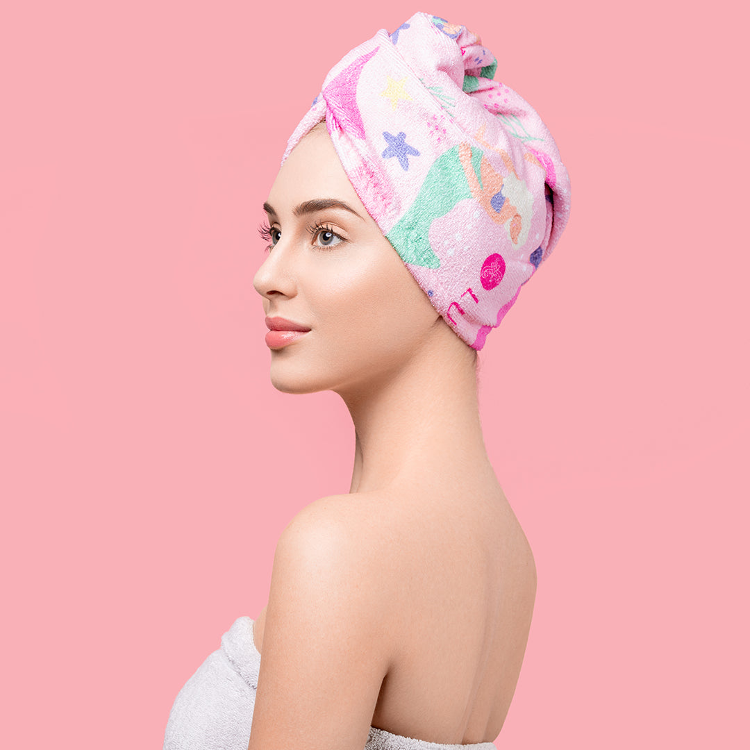 Hair Towel Wrap - Mermaid - by Luseta Beauty |ProCare Outlet|