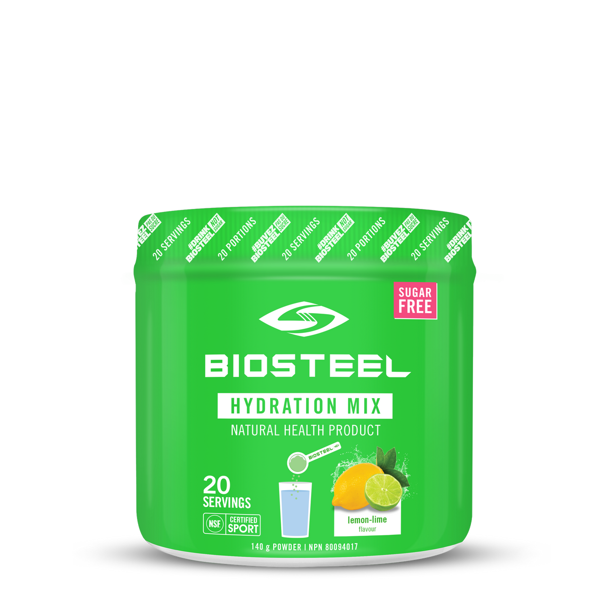 HYDRATION MIX / Lemon-Lime - 20 Servings - ProCare Outlet by BioSteel Sports Nutrition