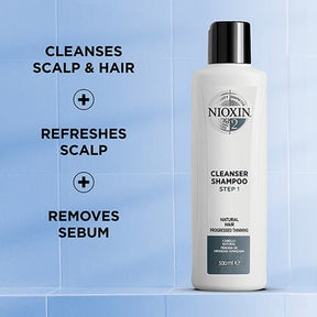 Nioxin Professional - System 2 Cleanser Shampoo |16.9 oz| - by Nioxin Professional |ProCare Outlet|