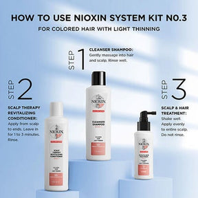 Nioxin Professional - System 3 Cleanser Shampoo |16.9 oz| - by Nioxin Professional |ProCare Outlet|