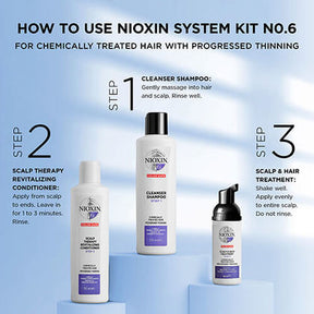 Nioxin Professional - System 6 Cleanser Shampoo |10.1 oz| - by Nioxin Professional |ProCare Outlet|