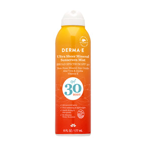 Ultra Sheer Mineral Body Sunscreen Mist SPF 30 - ProCare Outlet by DERMA E