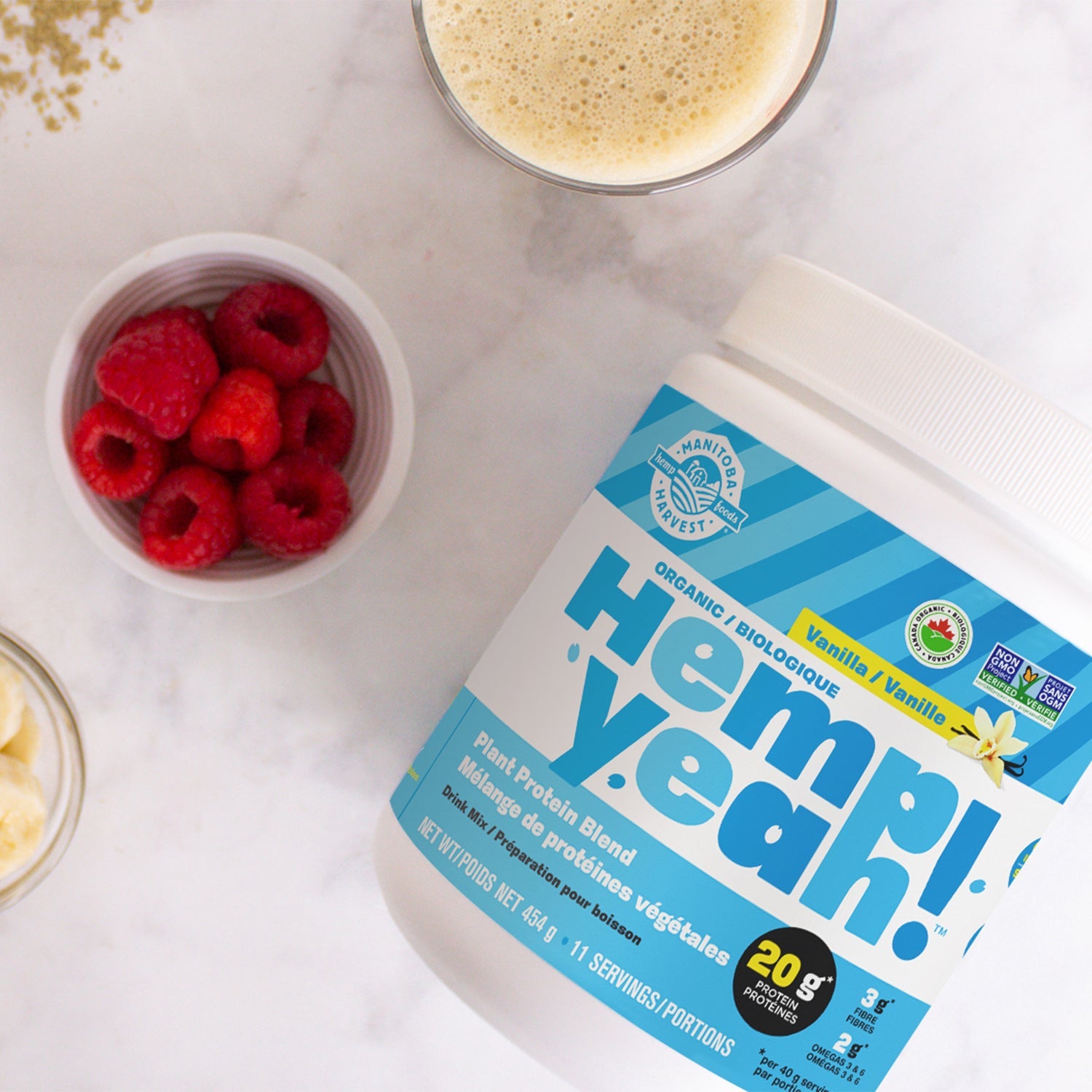 Hemp Yeah! Plant Protein Blend Vanilla - by Manitoba Harvest |ProCare Outlet|