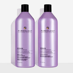 Pureology Hydrate Shampoo and Conditioner Duo – For Dry, Color-Treated Hair