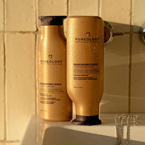 Pureology - Nanoworks Gold - Shampoo and Conditioner Duo |9 oz| - by Pureology |ProCare Outlet|