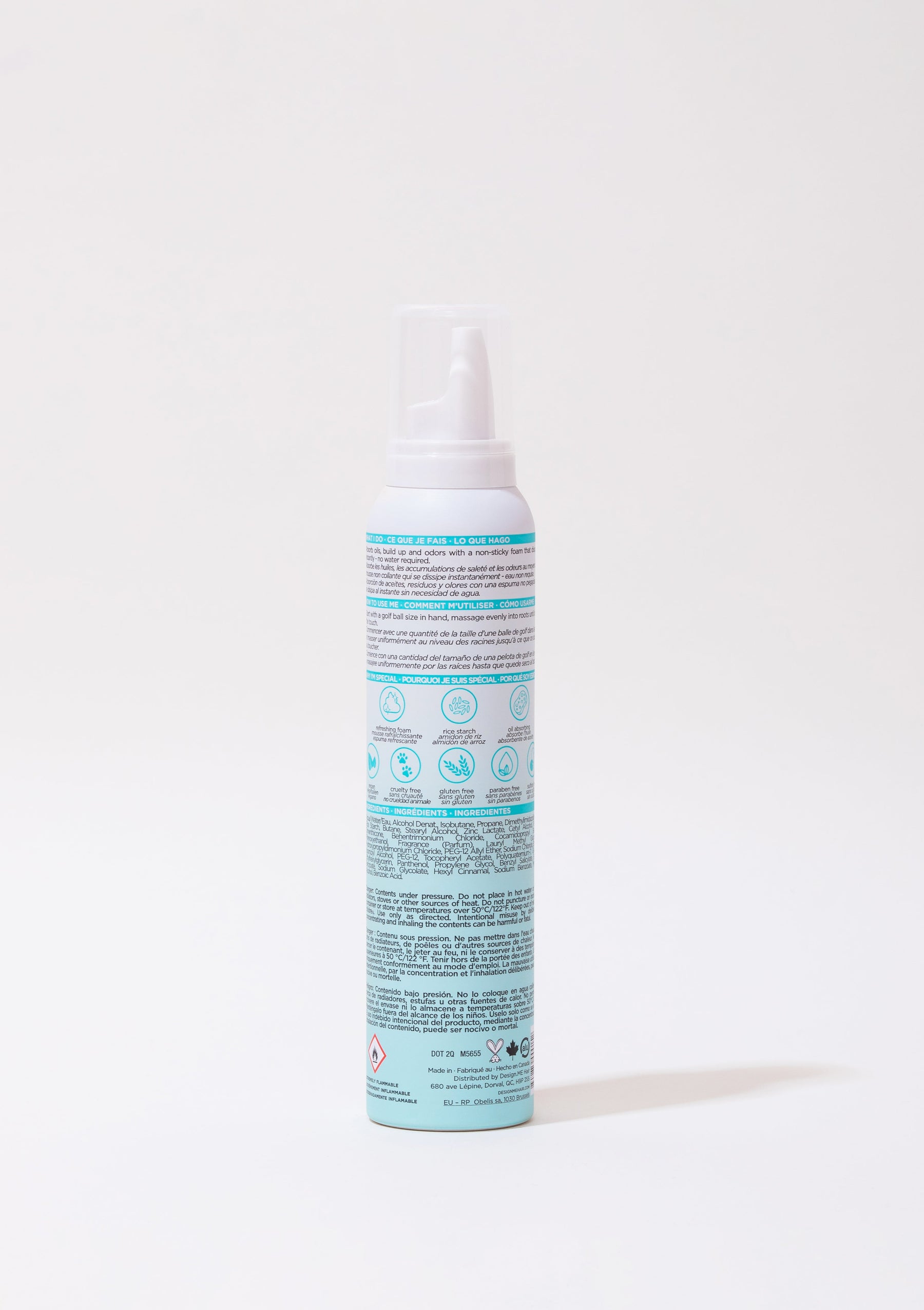 Designme - QUICKIE.ME • Dry Shampoo Foam