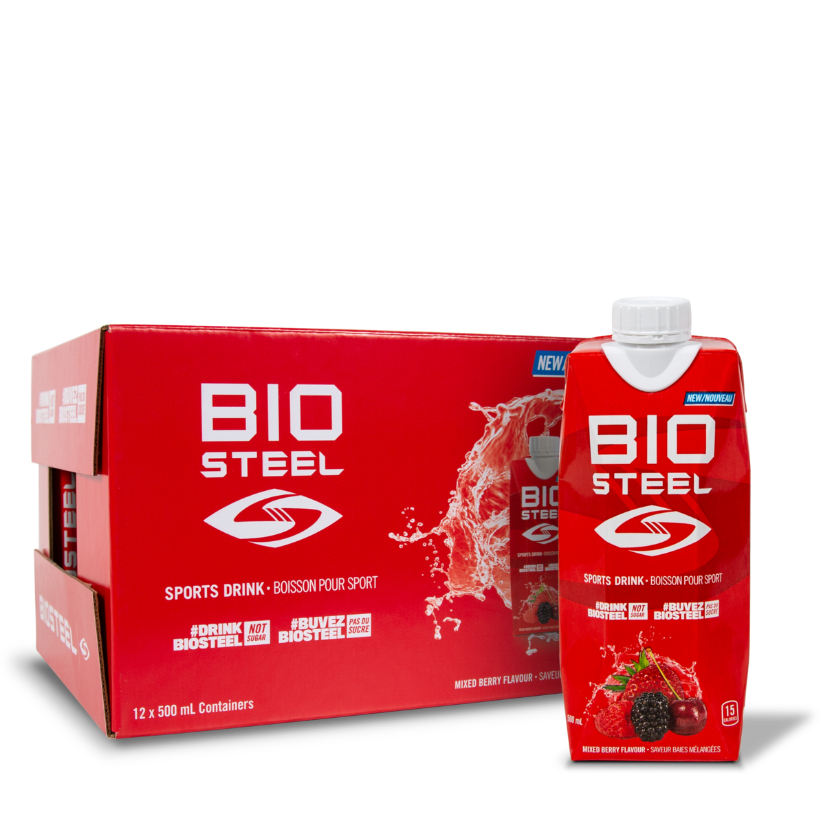 Sports Drink / Mixed Berry - 12 Pack - by BioSteel Sports Nutrition |ProCare Outlet|