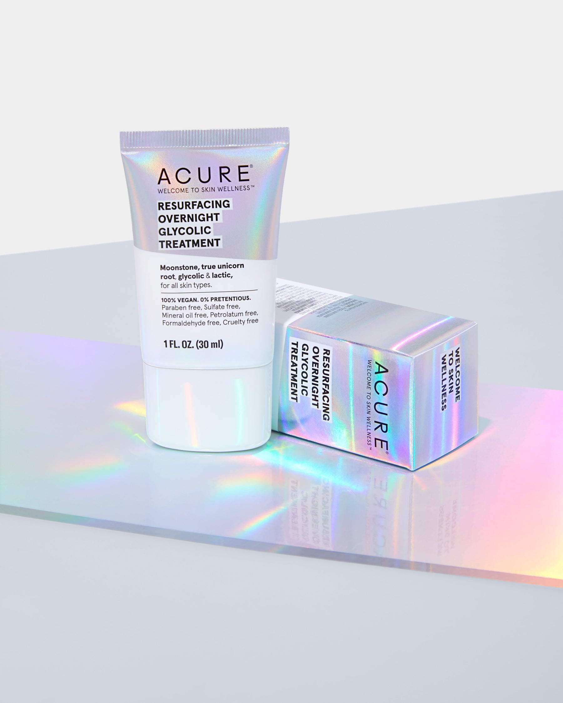 ACURE - Resurfacing Overnight Glycolic Cream - by Acure |ProCare Outlet|