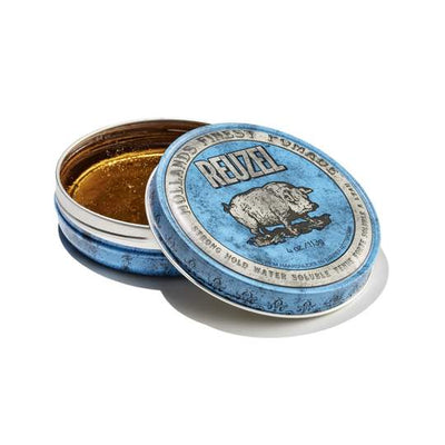 Reuzel Blue Pomade - Strong Hold, High Shine for Ultimate Style