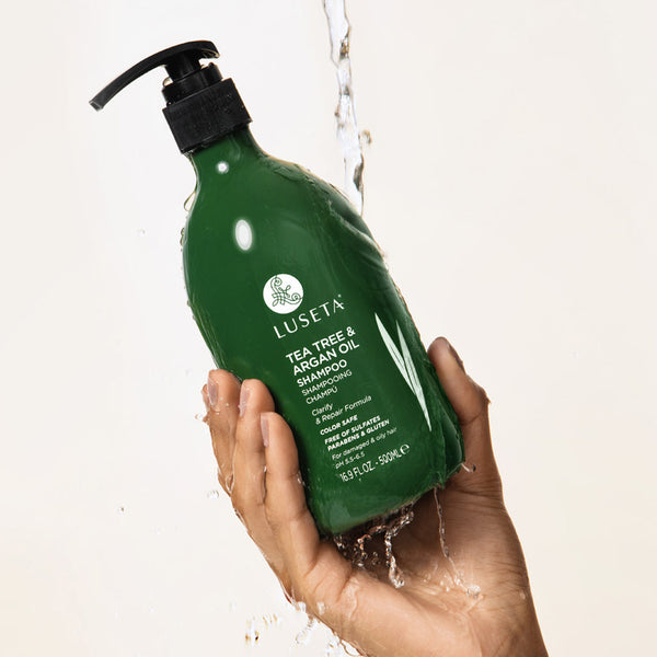 Shampooing à l'arbre à thé et à l'huile d'argan