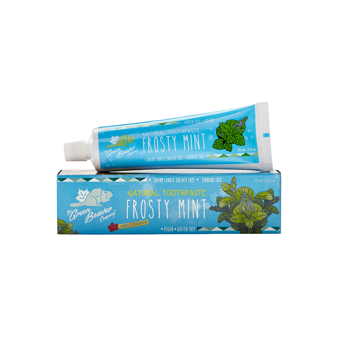 Natural Toothpaste - Frosted Mint 75g - ProCare Outlet by Green Beaver