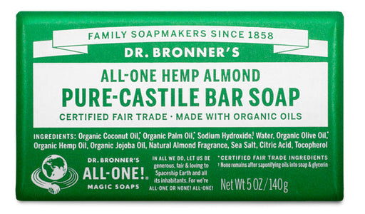 Almond - Pure-Castile Bar Soap - ProCare Outlet by Dr Bronner's