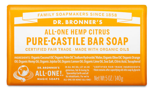 Citrus - Pure-Castile Bar Soap - Default Title - by Dr Bronner's |ProCare Outlet|