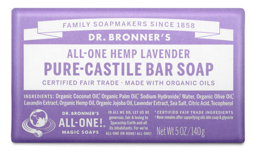 Lavender - Pure-Castile Bar Soap - ProCare Outlet by Dr Bronner's