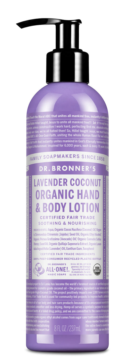 Lavender Coconut - Organic Lotions - by Dr Bronner's |ProCare Outlet|