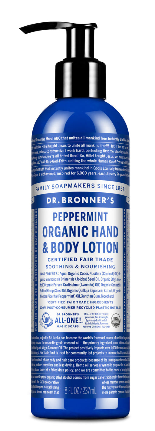 Peppermint - Organic Lotions - by Dr Bronner's |ProCare Outlet|