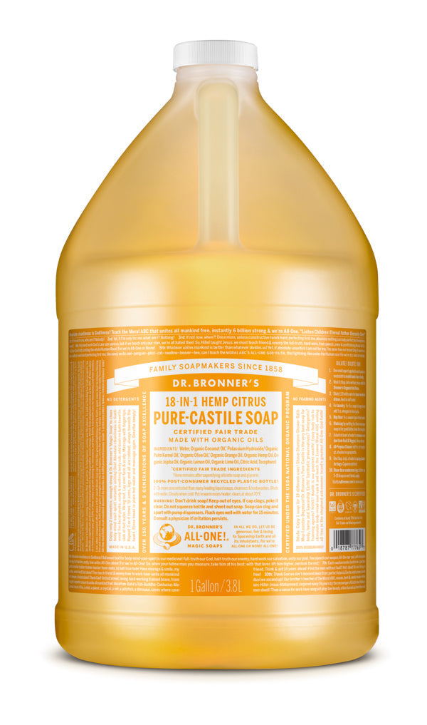 Citrus - Pure-Castile Liquid Soap - ProCare Outlet by Dr Bronner's