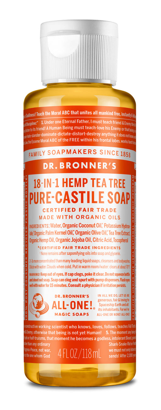 Tea Tree - Pure-Castile Liquid Soap - by Dr Bronner's |ProCare Outlet|