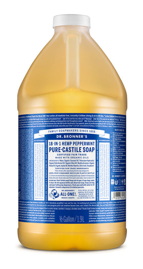 Peppermint - Pure-Castile Liquid Soap - by Dr Bronner's |ProCare Outlet|