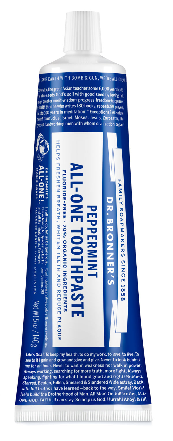 Peppermint - All-One Toothpaste - by Dr Bronner's |ProCare Outlet|