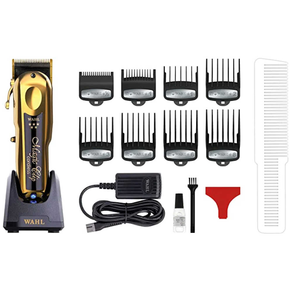 Wahl 5 Star Magic Clip Gold - 56445 - Includes Charging Stand & Cutting Guides - ProCare Outlet by Wahl