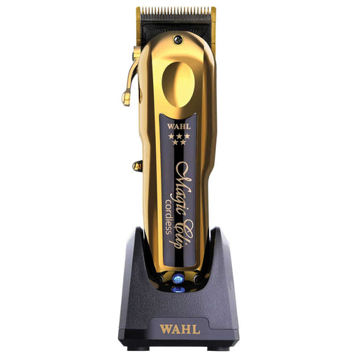 Wahl 5 Star Magic Clip Gold - 56445 - Includes Charging Stand & Cutting Guides - ProCare Outlet by Wahl