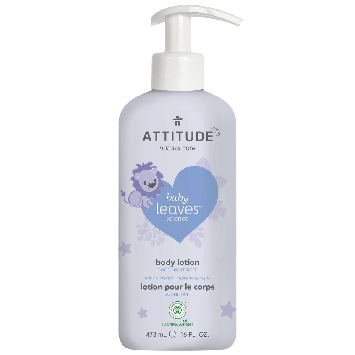 Body Lotion : BABY LEAVES™ - Almond Milk - by Attitude |ProCare Outlet|