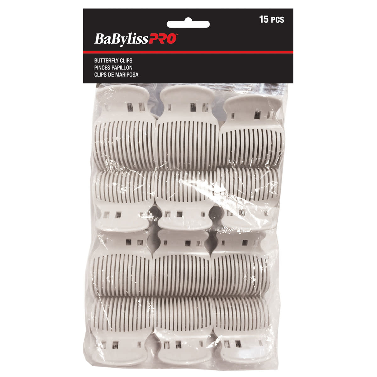 BaBylissPRO - Butterfly Clips (For Hot Rollers) - 15/bag