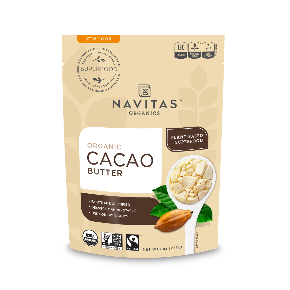 Navitas - Cacao Beurre 227 G Bio - by Navitas |ProCare Outlet|