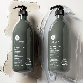 Charcoal Detox Bundle - 1 x 33.8oz Shampoo & Conditioner Set - by Luseta Beauty |ProCare Outlet|