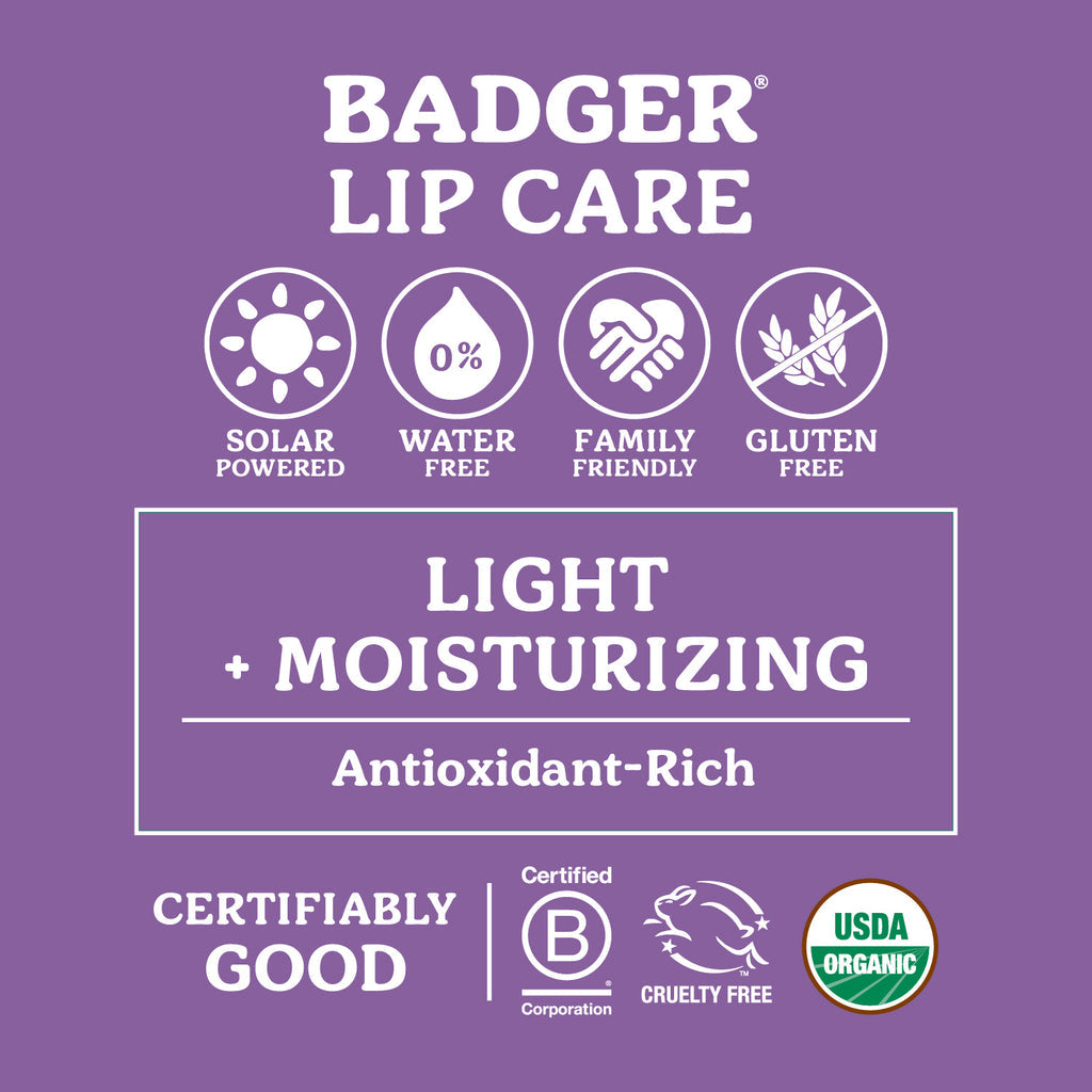 Badger - Classic Lip Balm - Pink Grapefruit |0.15 oz | - ProCare Outlet by Badger