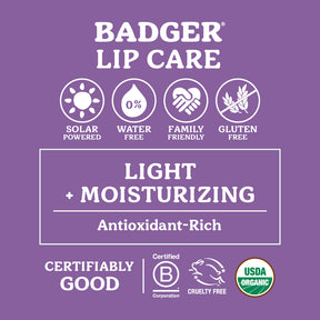 Badger - Classic Lip Balm - Vanilla Madagascar |0.15 oz | - by Badger |ProCare Outlet|