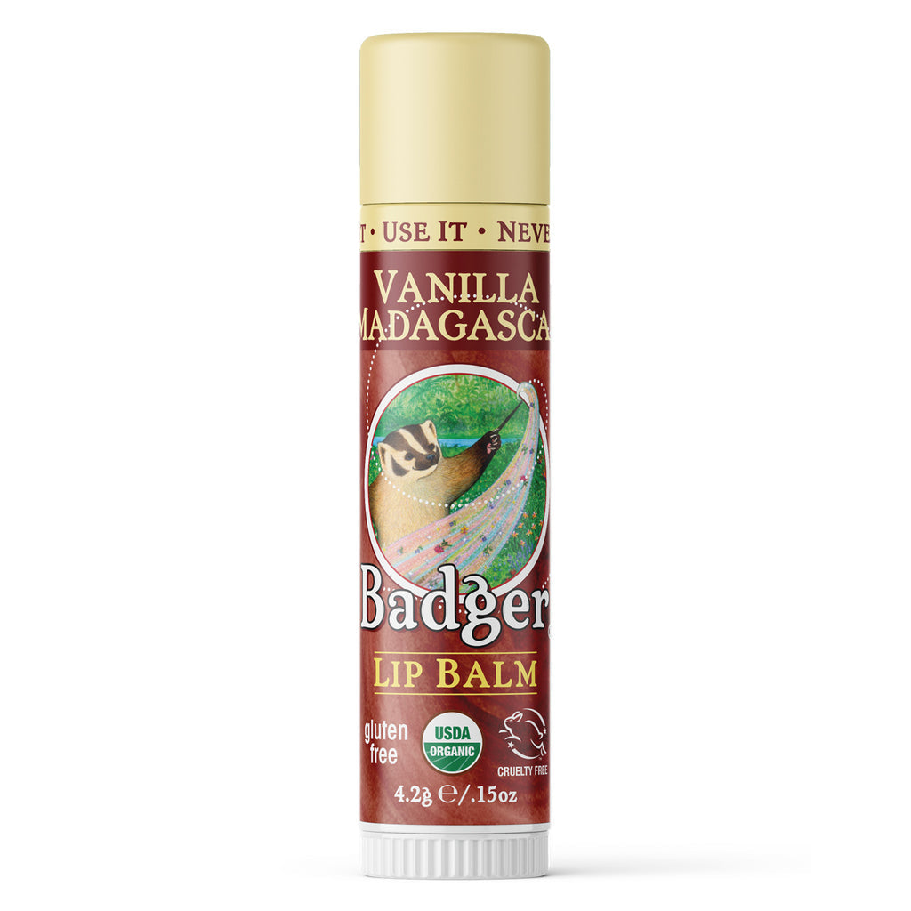 Badger - Classic Lip Balm - Vanilla Madagascar |0.15 oz | - by Badger |ProCare Outlet|