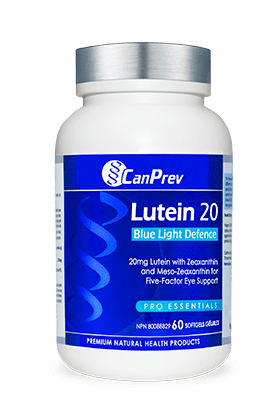 CanPrev Lutein 20 Blue Light Defence 60 Soft Gel - by CanPrev |ProCare Outlet|
