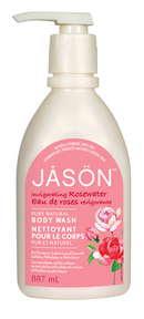Rosewater Body Wash - Invigorating - by Jason Natural Products |ProCare Outlet|